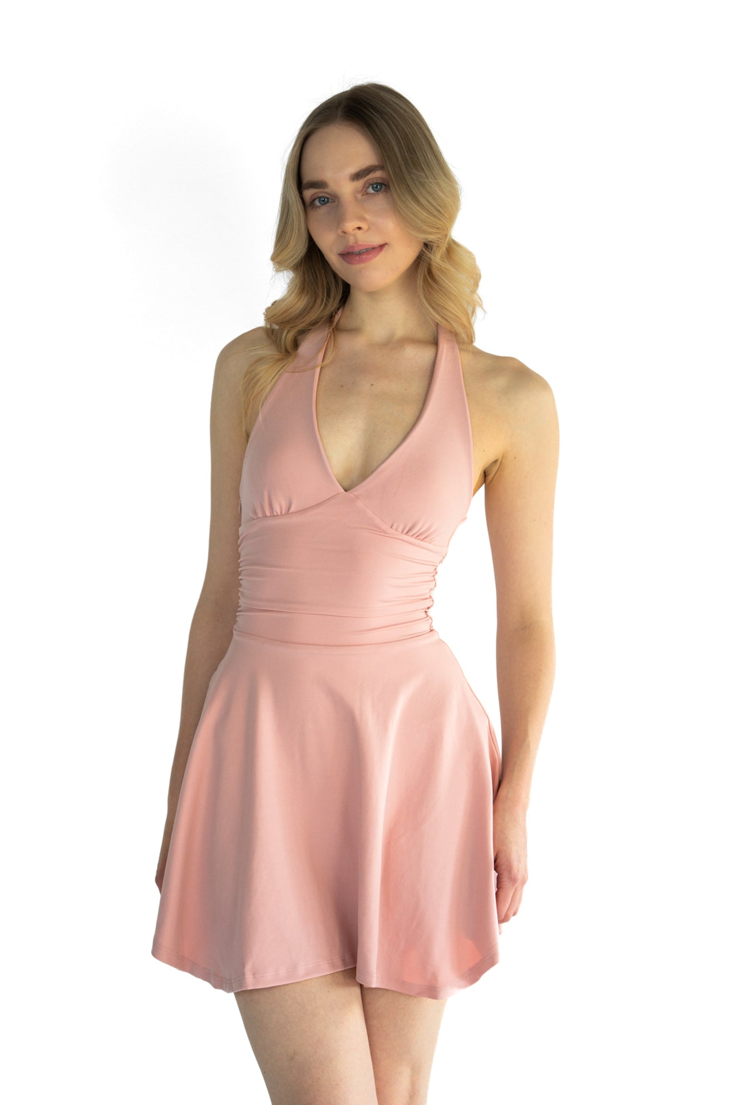 Layered Softness Dress - Rosa