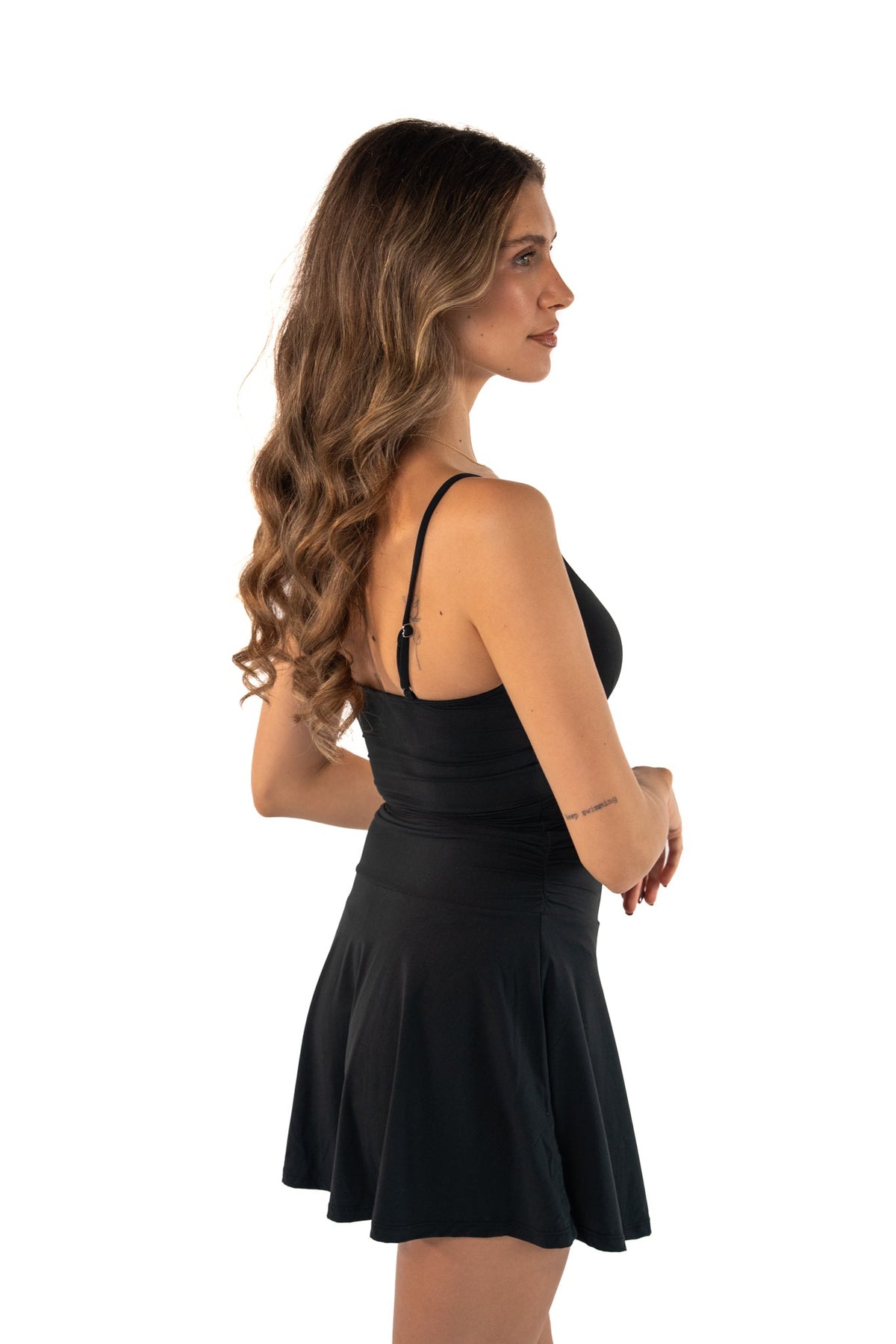 Bare Skin Mini Dress - Schwarz