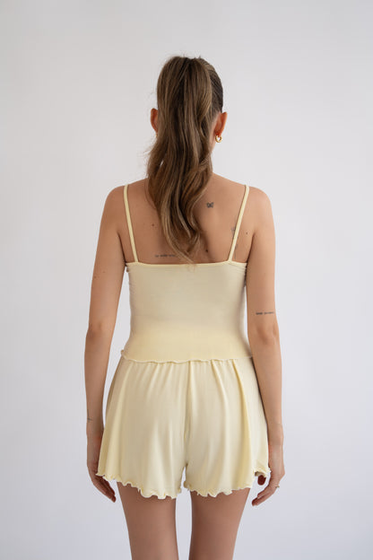 Soft Dreams Pyjama Set - Butter Yellow