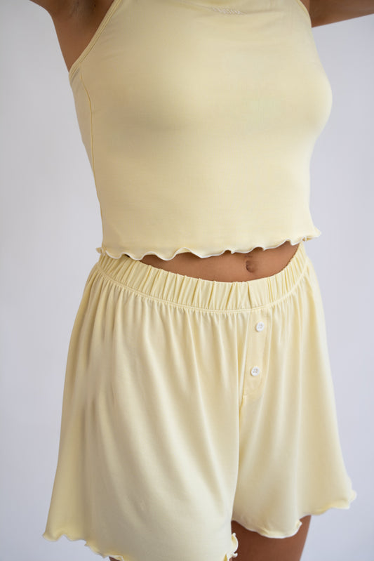 Soft Dreams Pyjama Set - Butter Yellow