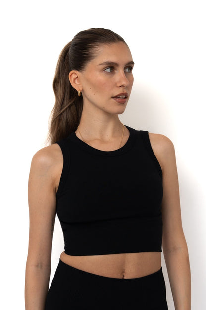 Ripped Essential Top - Schwarz