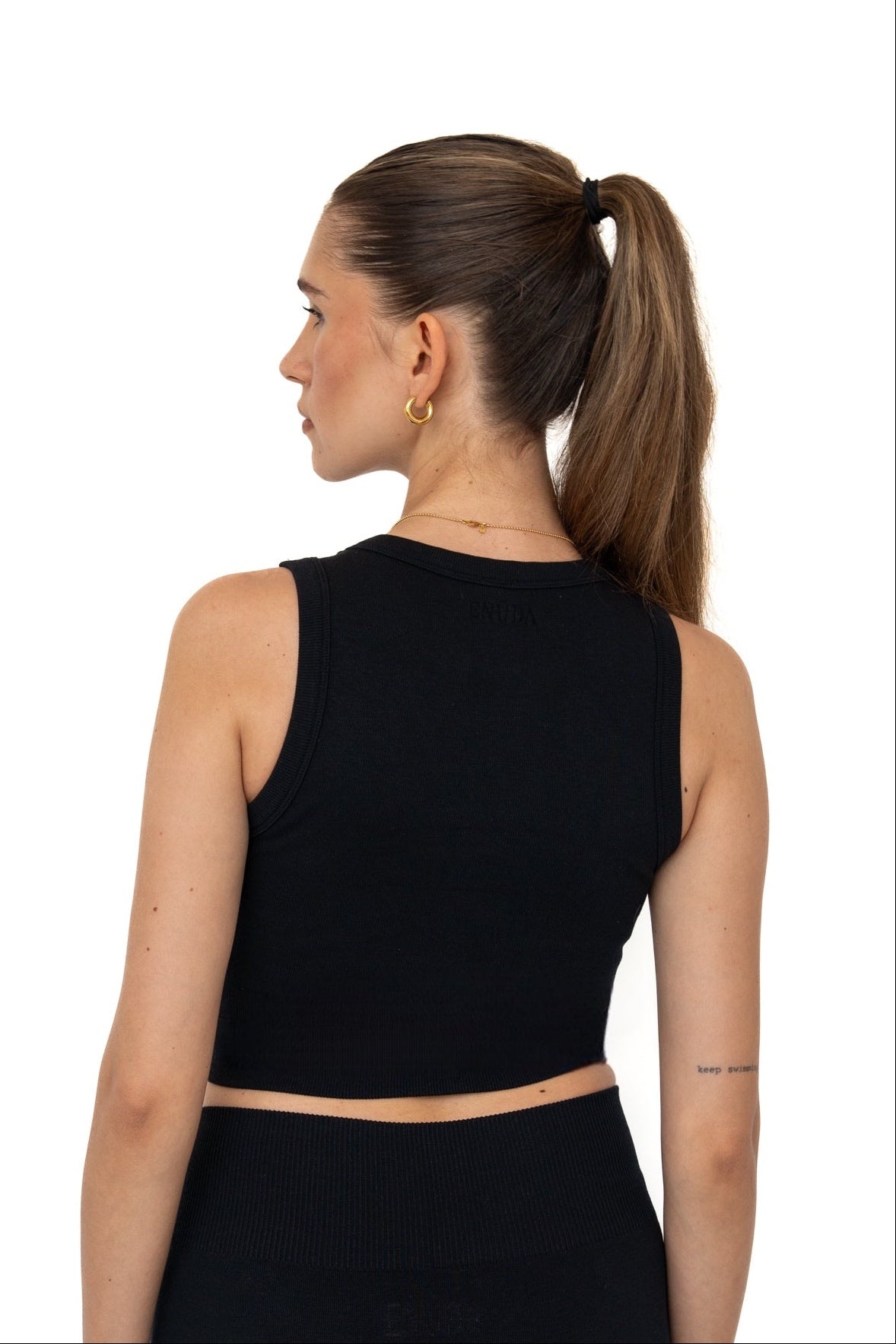 Ripped Essential Top - Schwarz