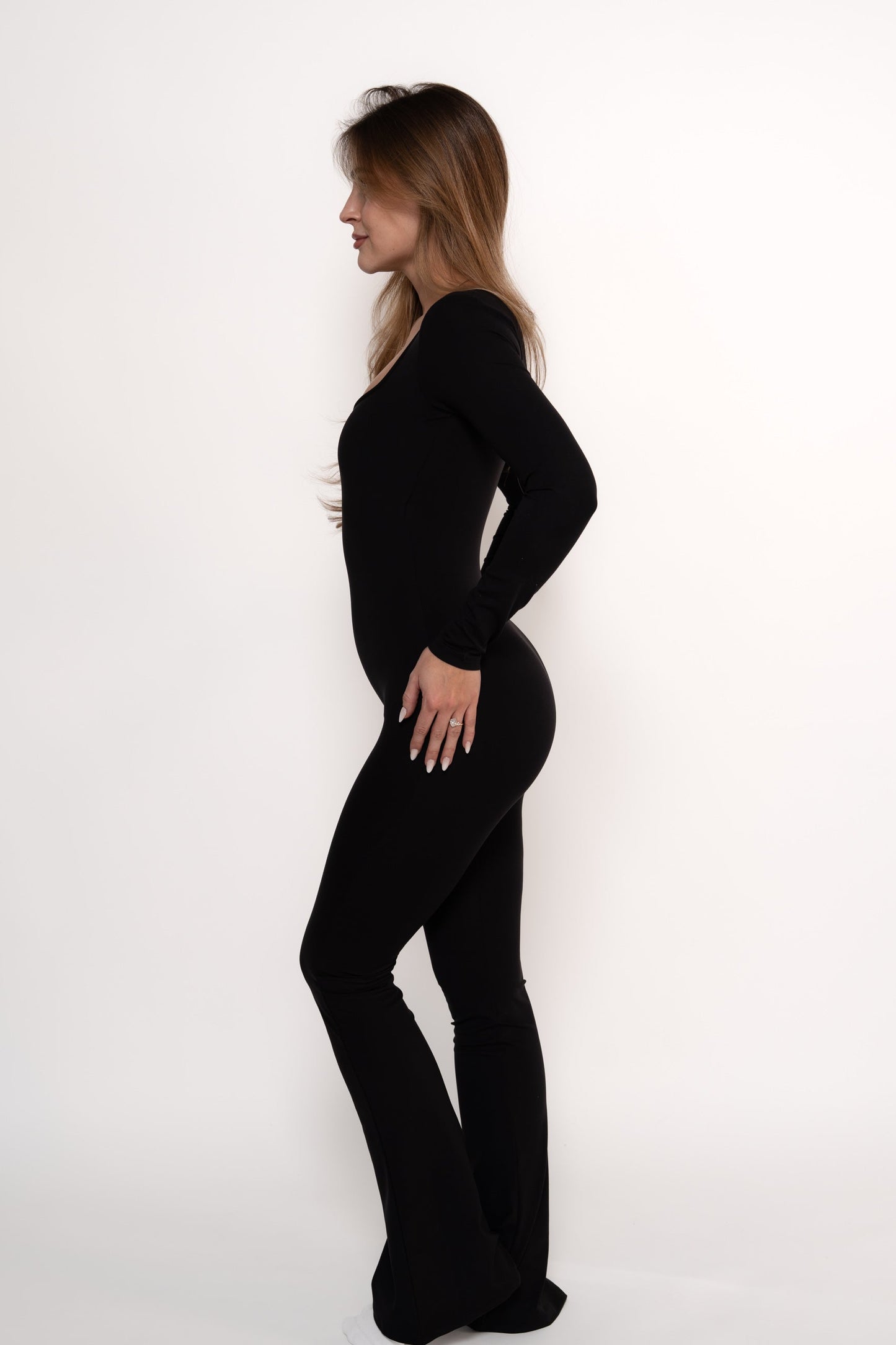 Hourglass Jumpsuit - Schwarz