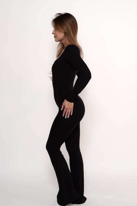 Hourglass Jumpsuit - Schwarz