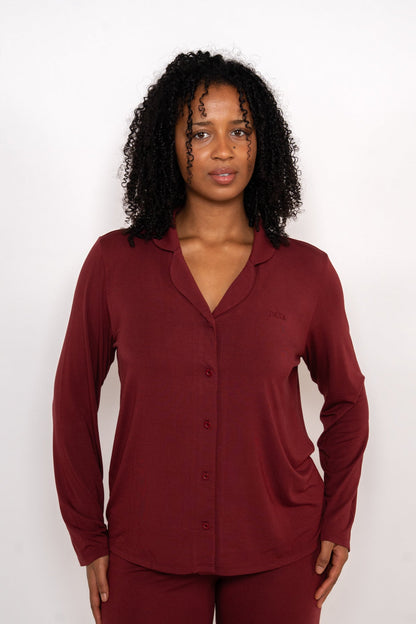 Soft Heaven Shirt - Weinrot