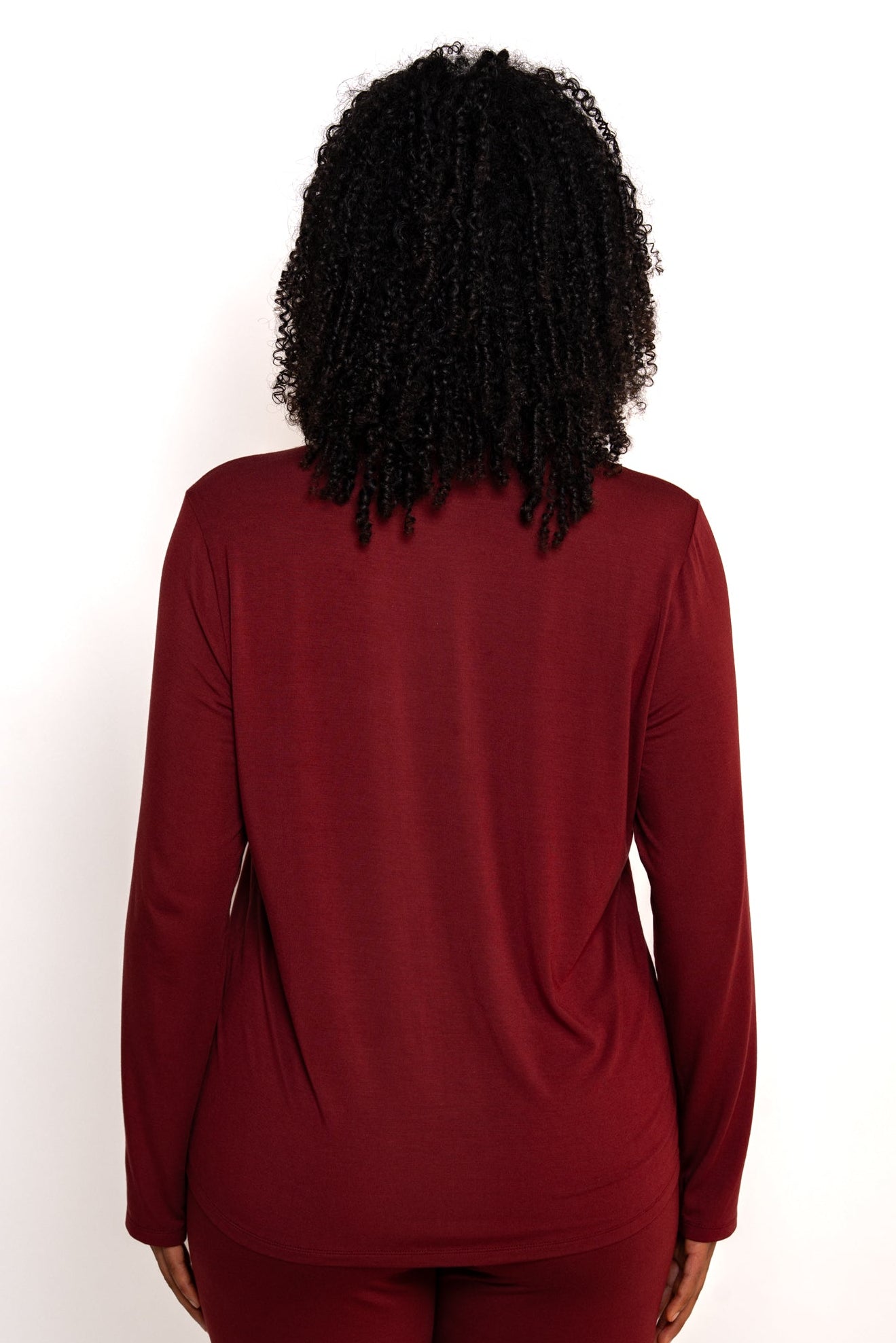 Soft Heaven Shirt - Weinrot