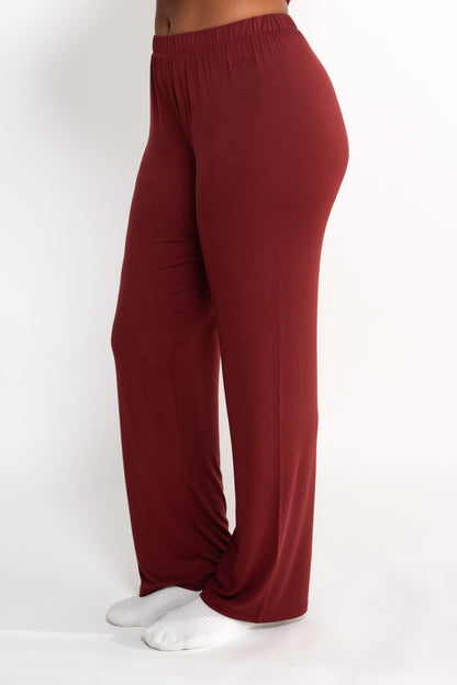 Soft Heaven Pants - Weinrot