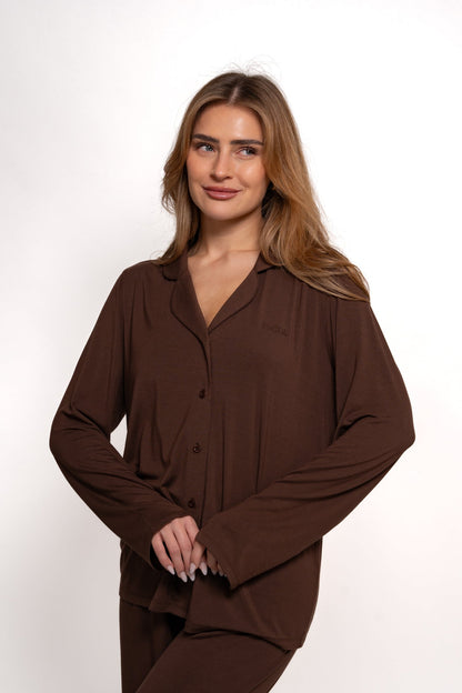 Soft Heaven Shirt - Schokobraun