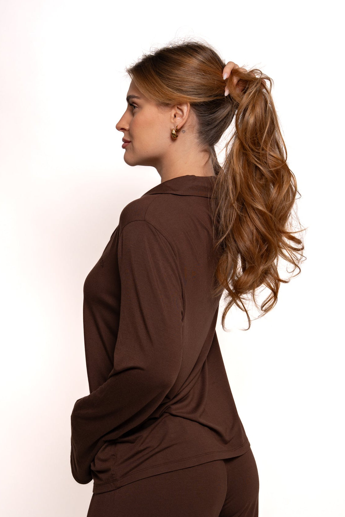 Soft Heaven Shirt - Schokobraun