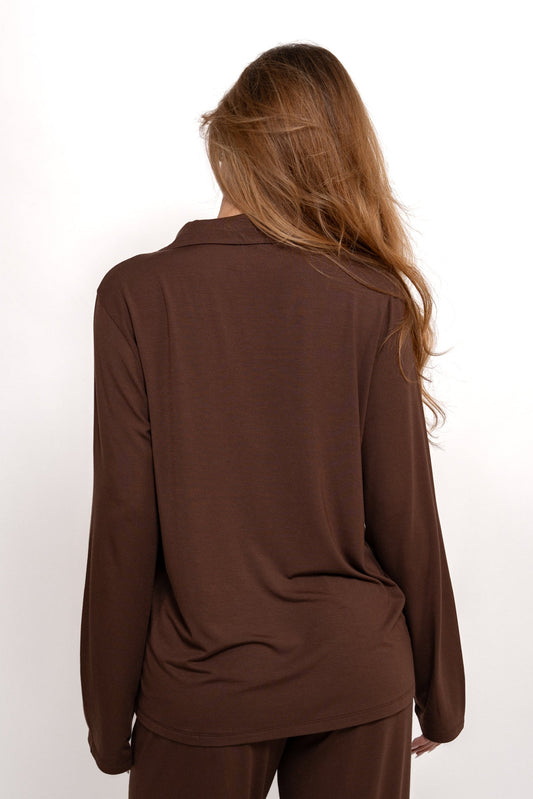 Soft Heaven Shirt - Schokobraun