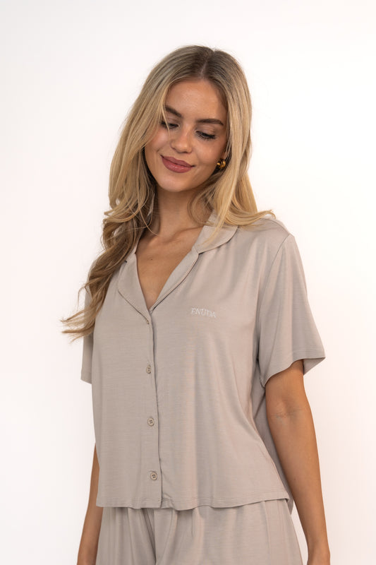 Soft Heaven Mini Shirt - Cream