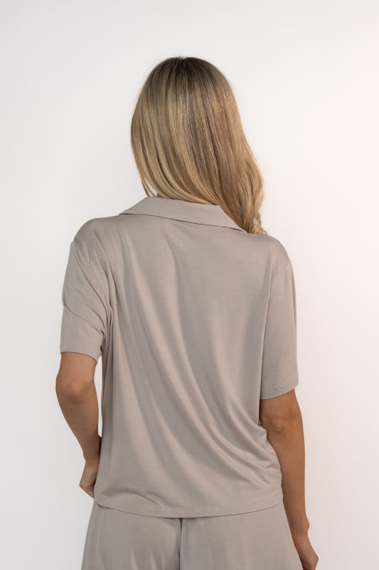 Soft Heaven Mini Shirt - Cream