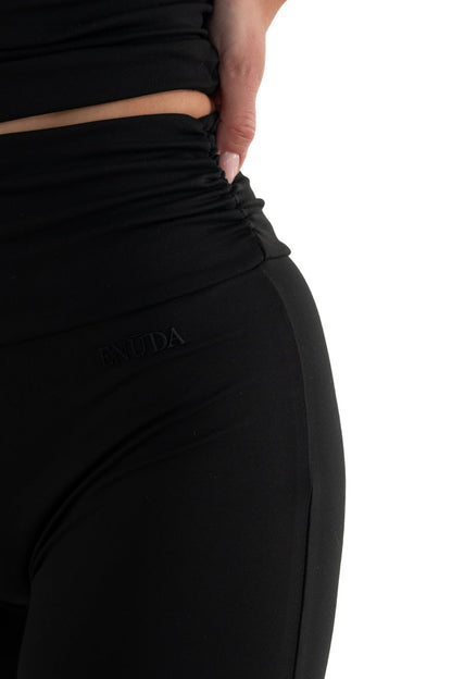 Gathered Essential Shorts ohne Scrunch - Schwarz