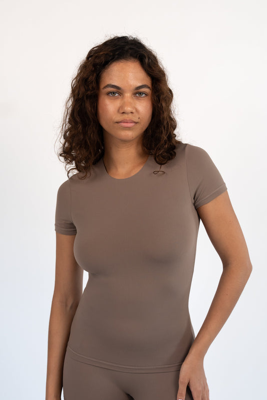 Bare Skin T-Shirt - Mokka