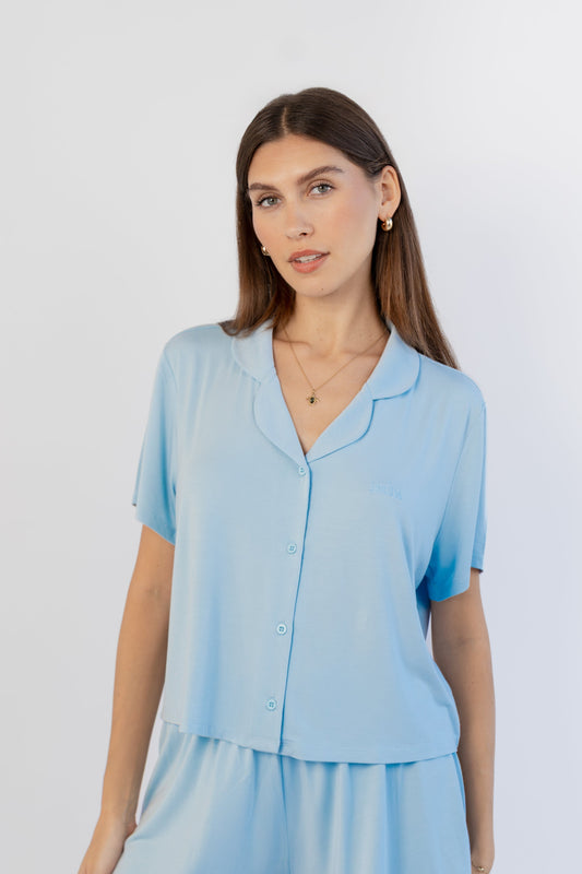 Soft Heaven Mini Shirt - Babyblau