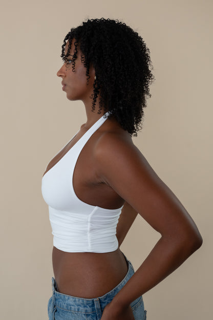 Layered Softness Top - Weiss