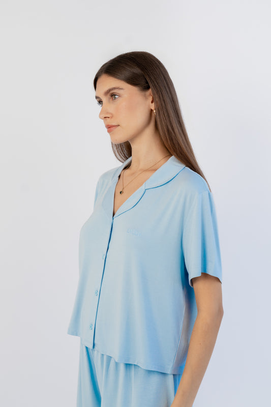Soft Heaven Mini Shirt - Babyblau