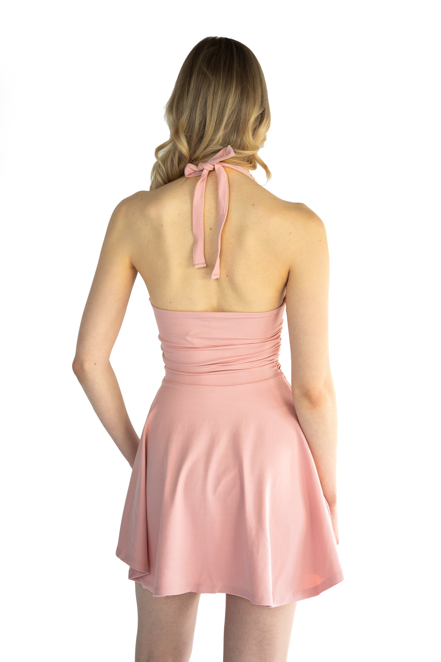 Layered Softness Dress - Rosa