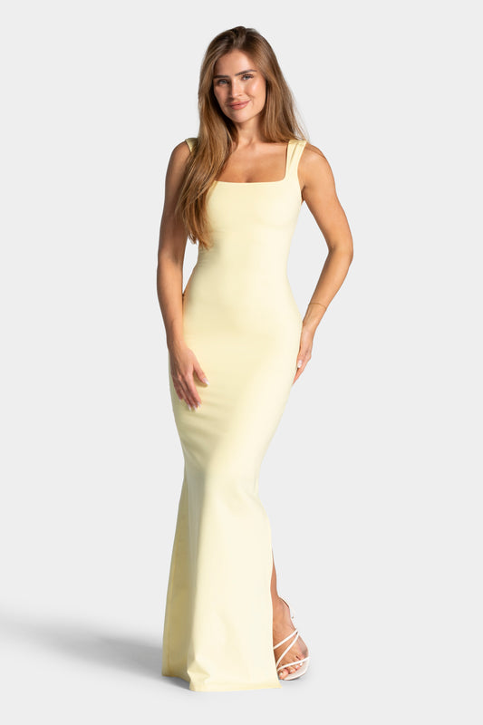 Classic Muse Dress - Butter yellow