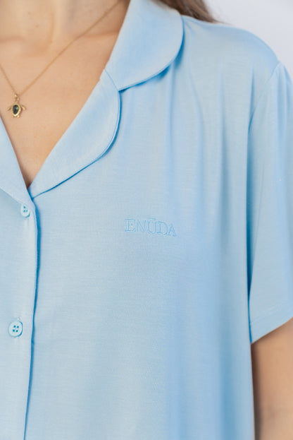 Soft Heaven Mini Shirt - Babyblau
