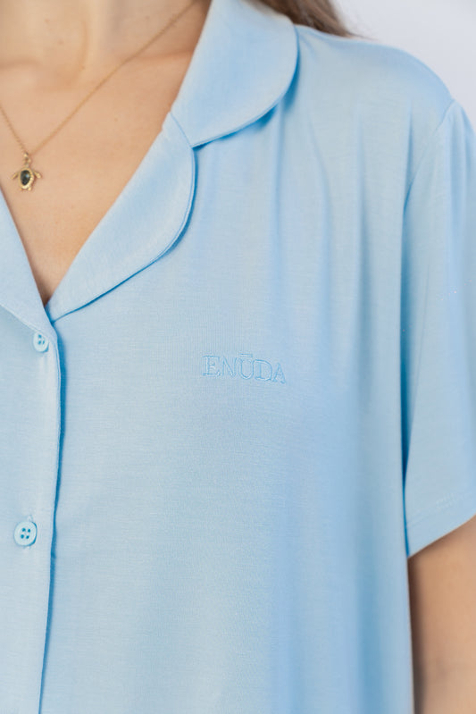 Soft Heaven Mini Shirt - Babyblau